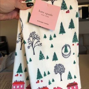 Kate Spade Christmas Kitchen Towels